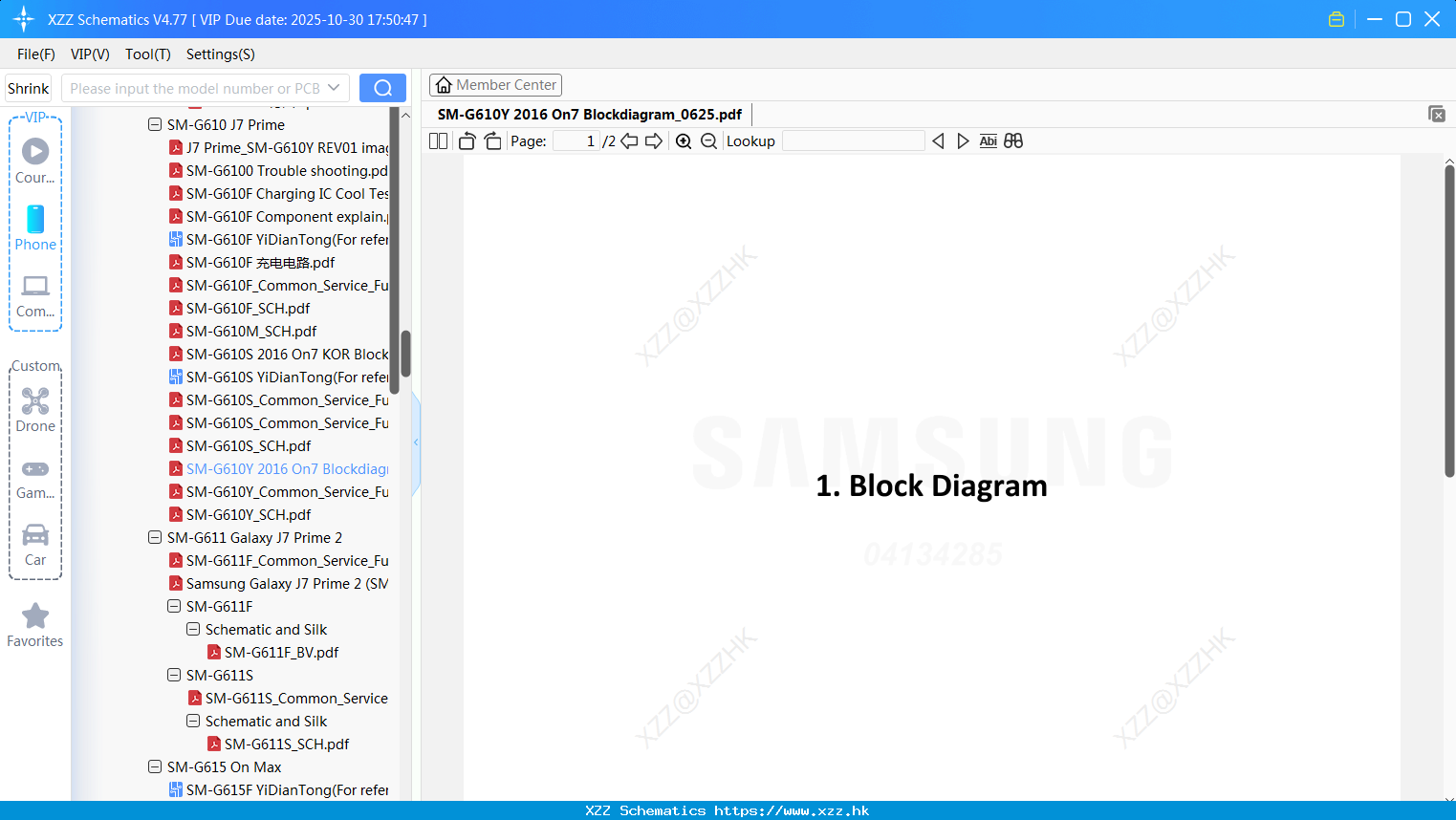 Samsung SM-G610Y 2016 On7 Blockdiagram_0625